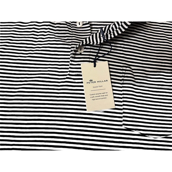 NEW PETER MILLAR SEASIDE WASH NEW MEN’S STRETCH CASUAL POLO SHIRT SIZE L - Picture 6 of 6
